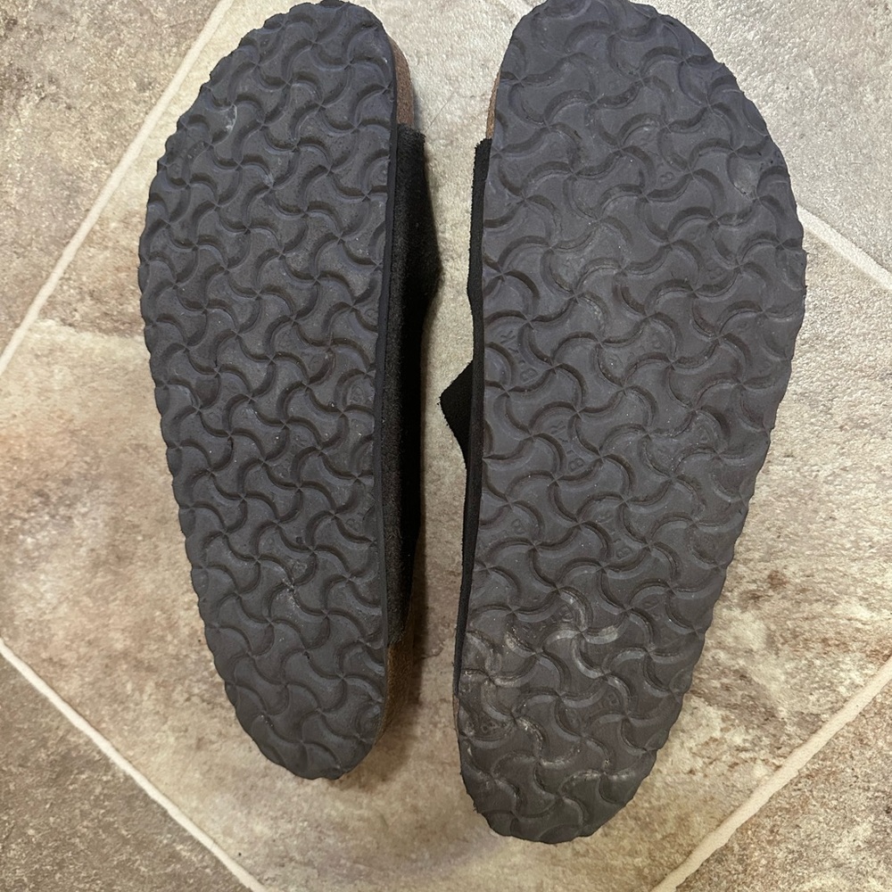 Birkenstock Men's Brown Suede Sandals - Picture 7 of 7